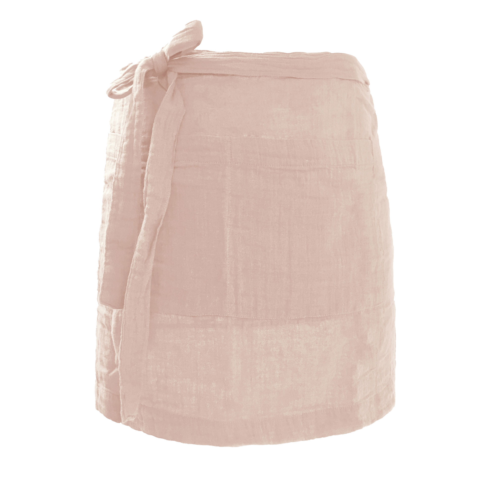 Tablier 45x80 Cm Gaze De Coton Guimauve