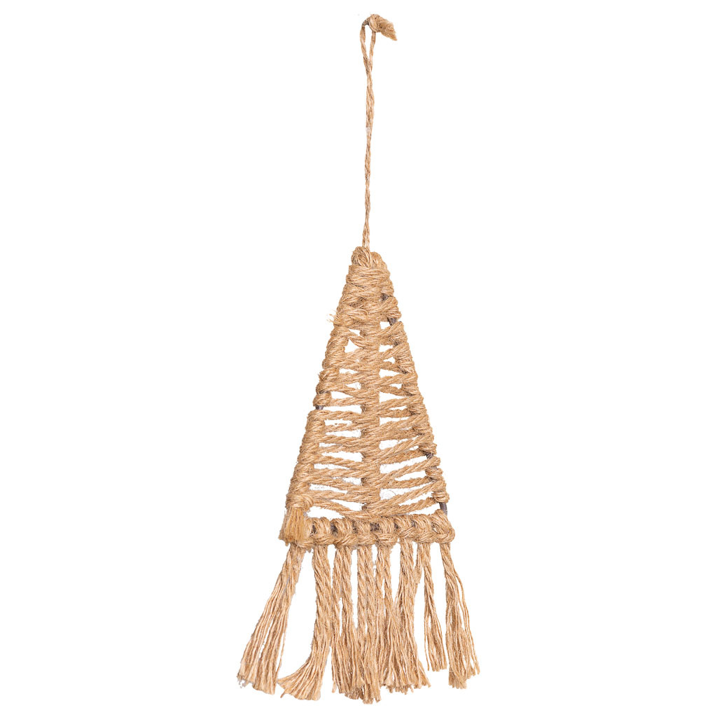 Arbre Décoratif En Coton Tressé Marron 8x01x13h