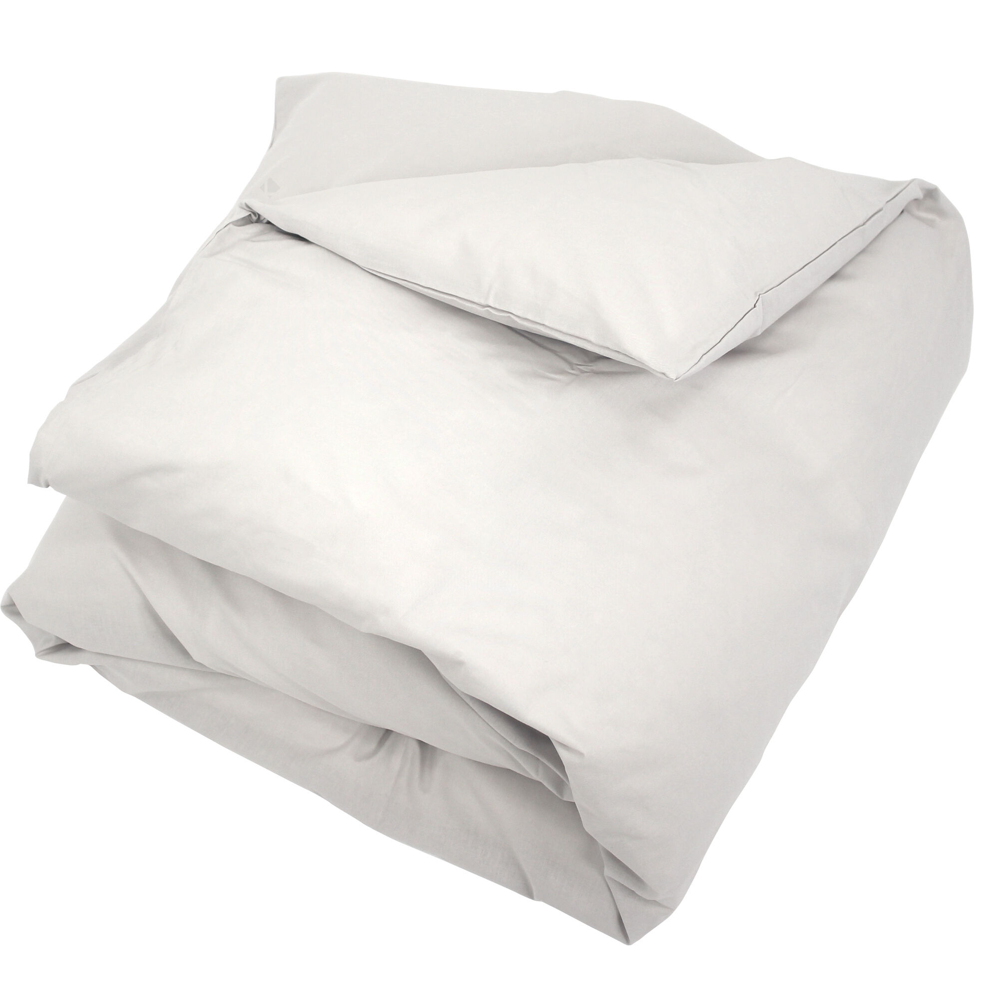 Housse De Couette Uni 260x240 Cm Coton Alto Calcium