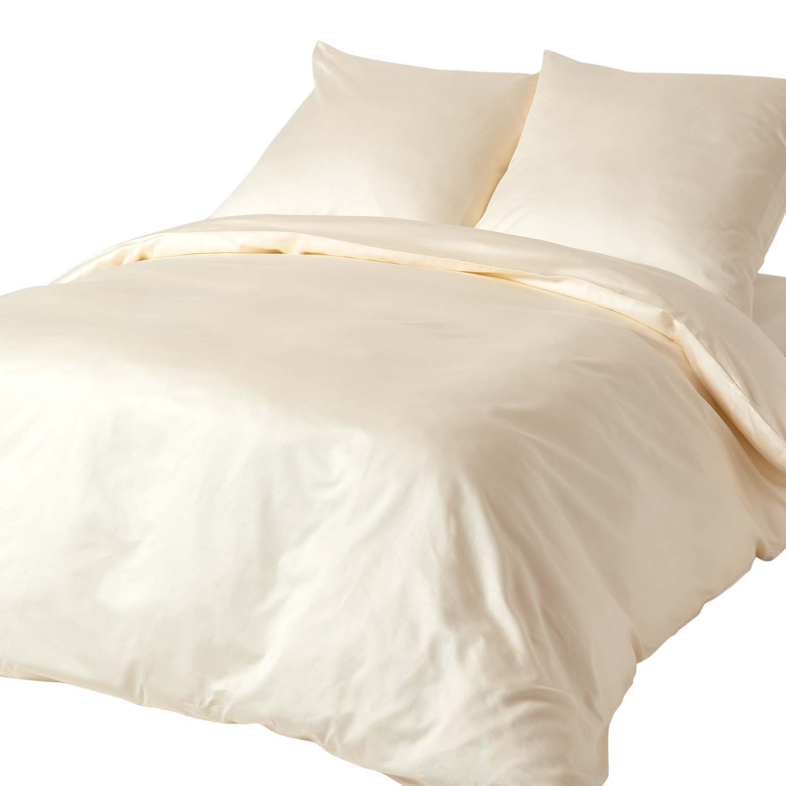 Parure De Lit Bio 240x220cm Coton Égyptien Beige Homescapes