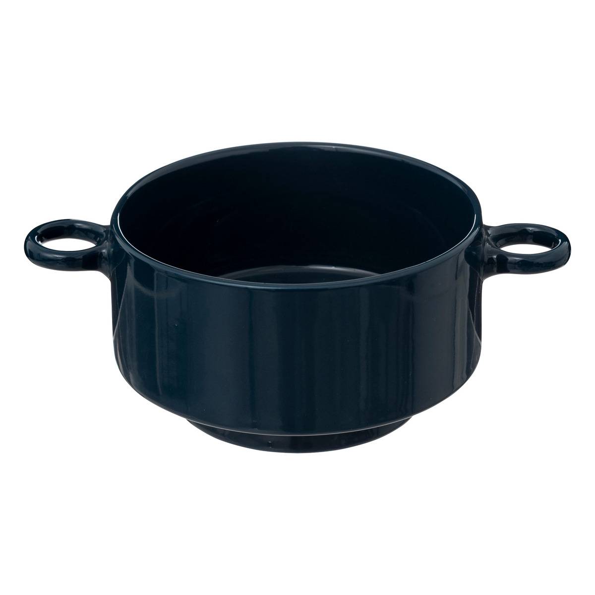 Bol "rétro" En Céramique Bleu 51cl - Sg Secret De Gourmet