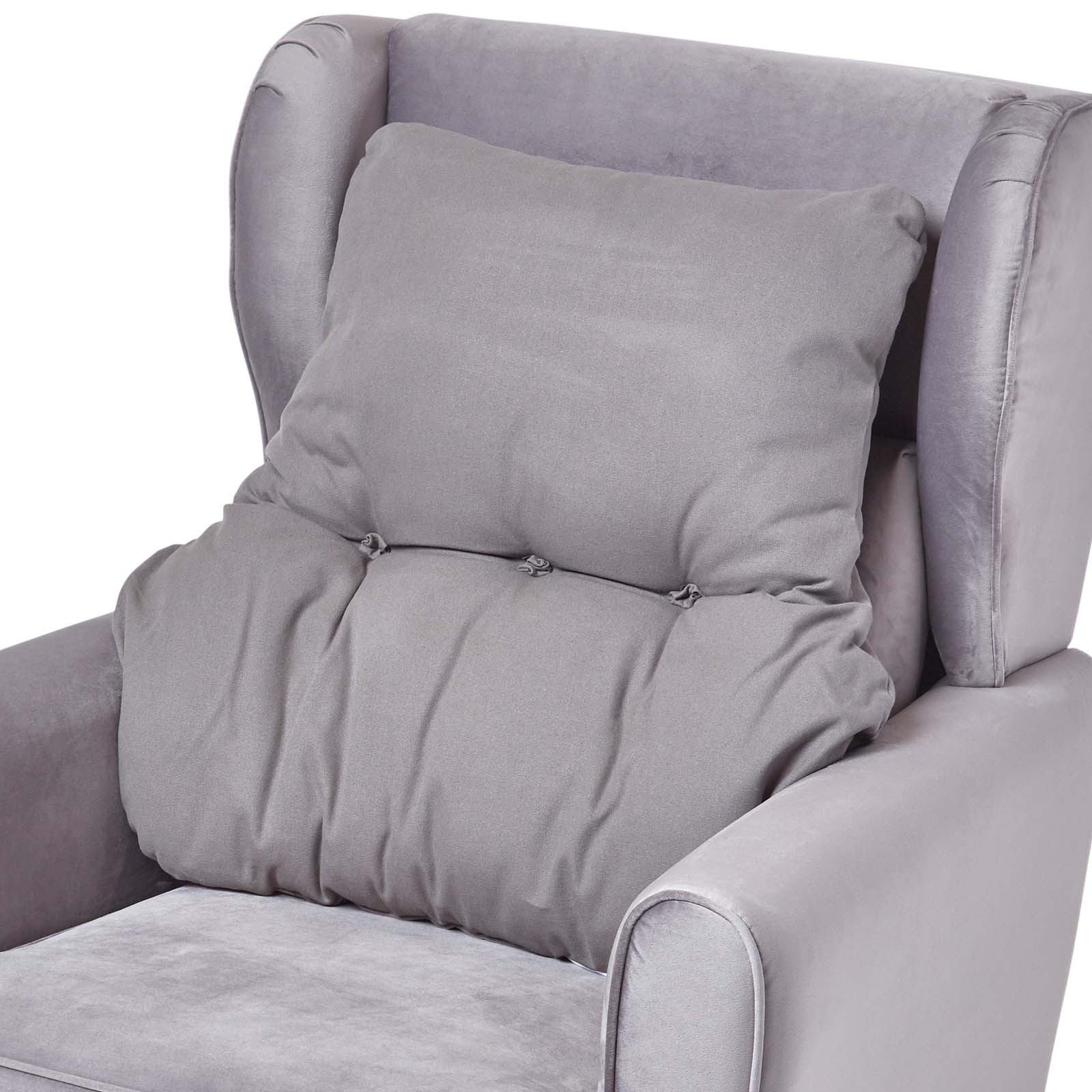 Coussin Lombaire Ergonomique En Coton, Gris Ardoise - Homescapes