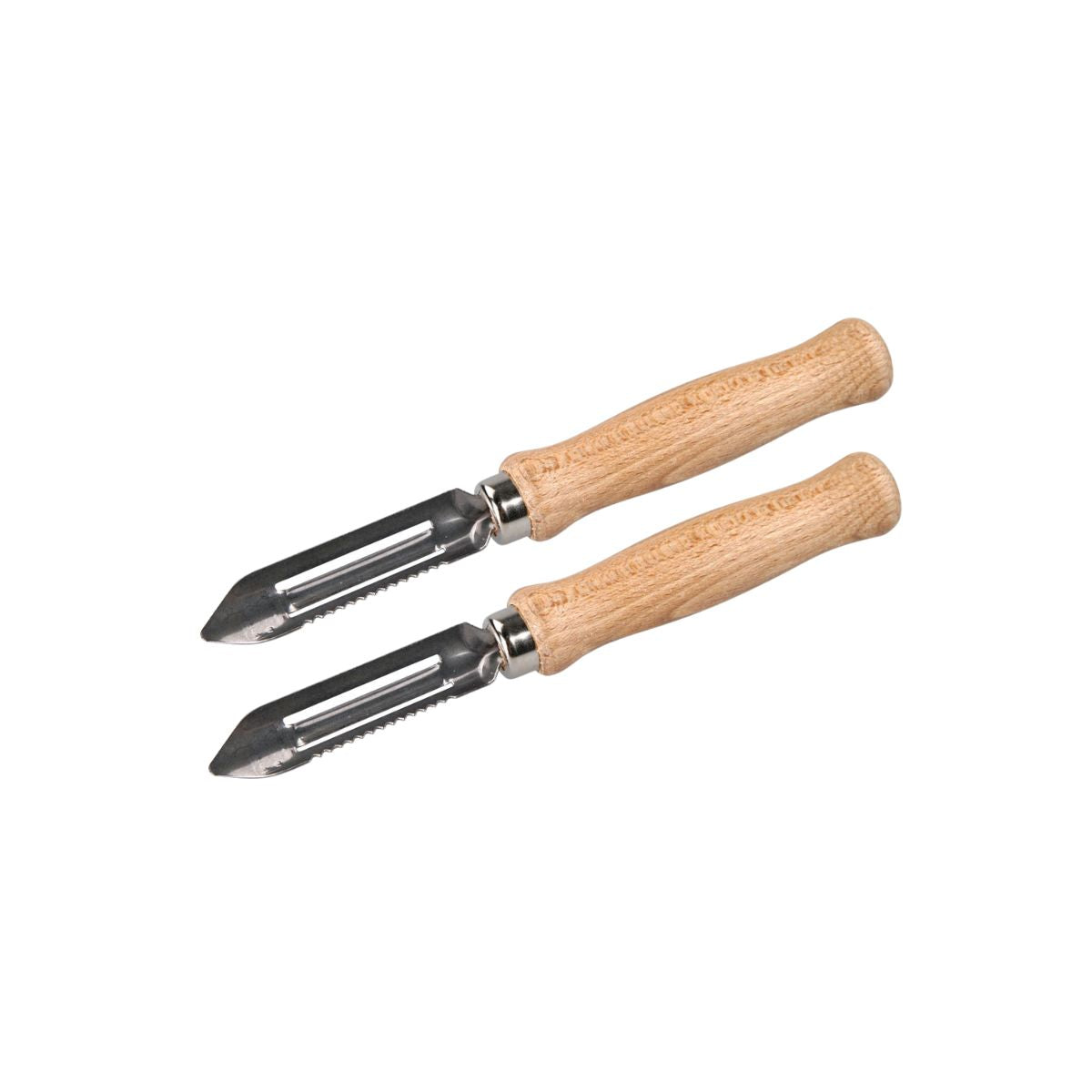 Lot De 2 Éplucheurs À Asperges Manche En Bois