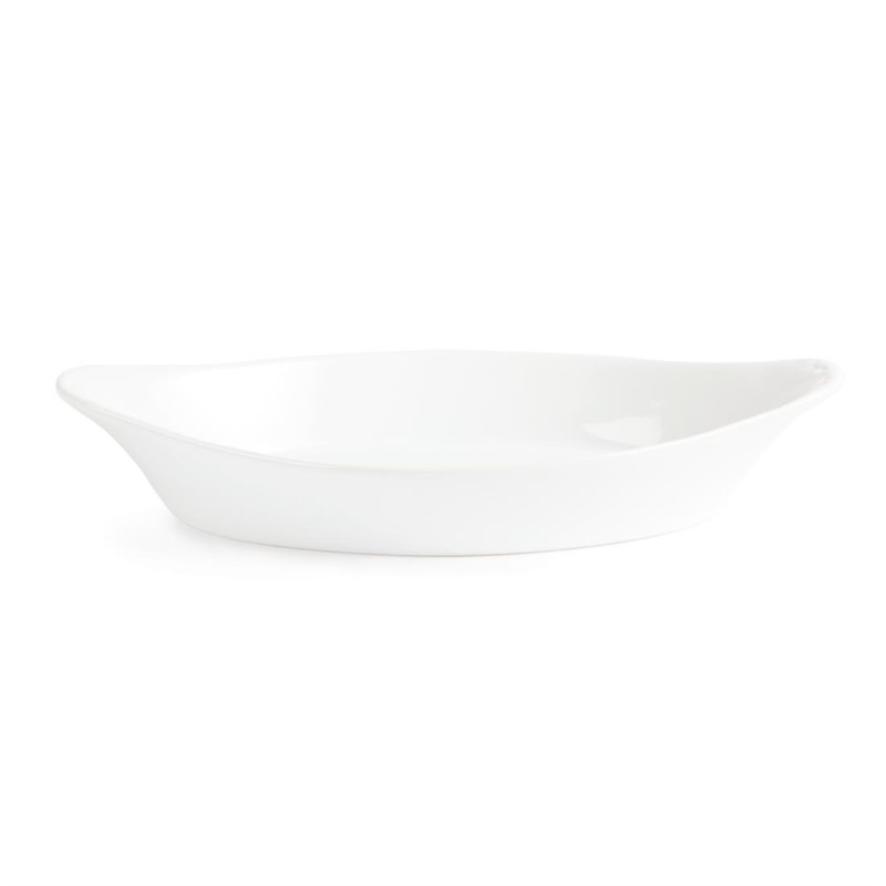 Plats Ovales À Oreilles Blancs Olympia 49 X 262 X 141 Mm - Boite De 6