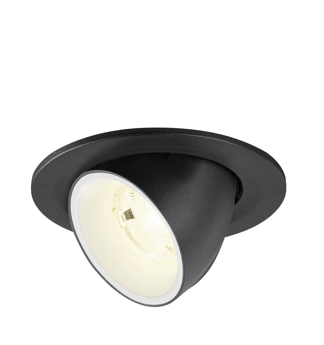 Spot Encastré Numinos® Gimble S Intérieur 4000 K 20c Ip20 Rond Noir/blanc - Slv - 1009416