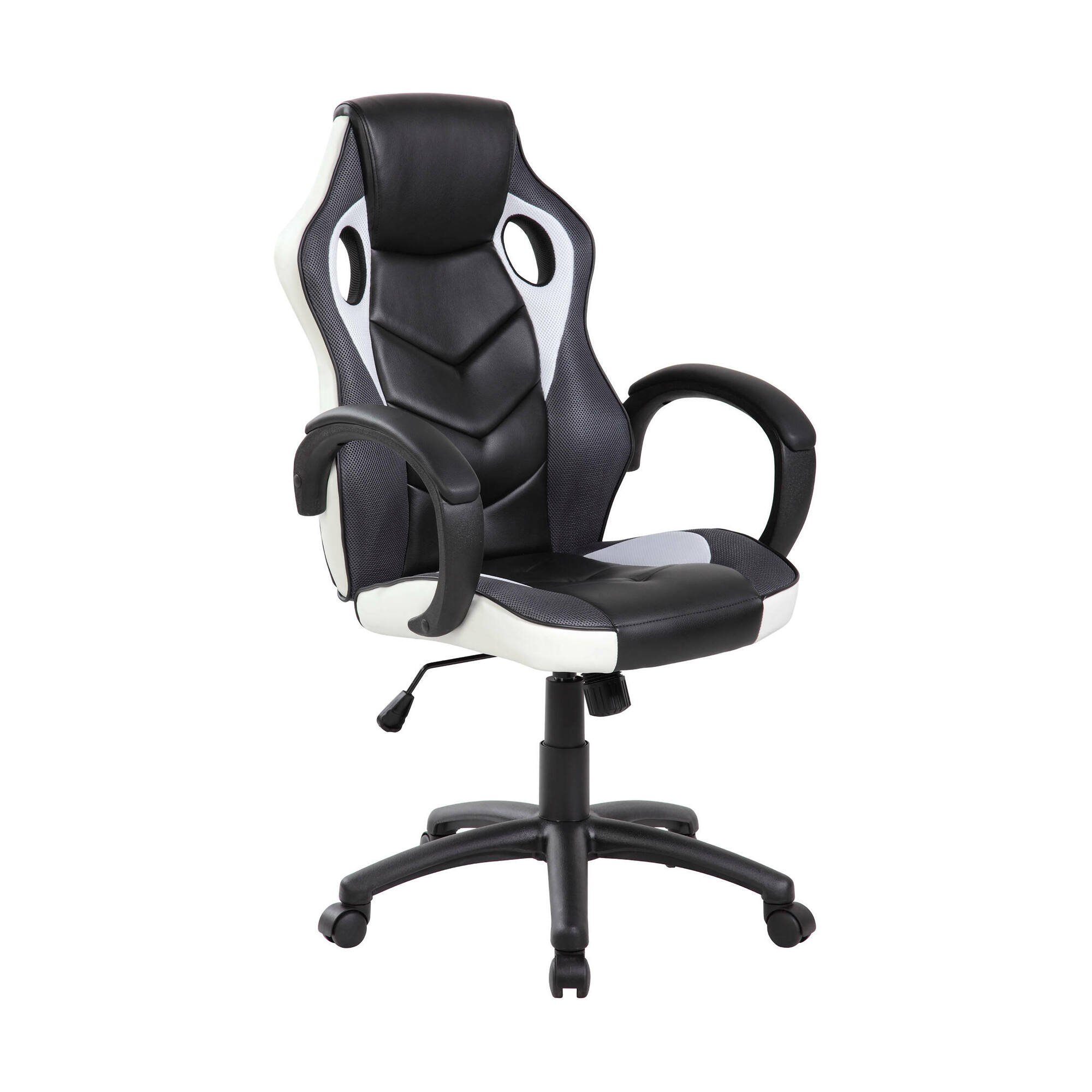 Chaise De Jeu,noir Blanc,66x61h114 Cm