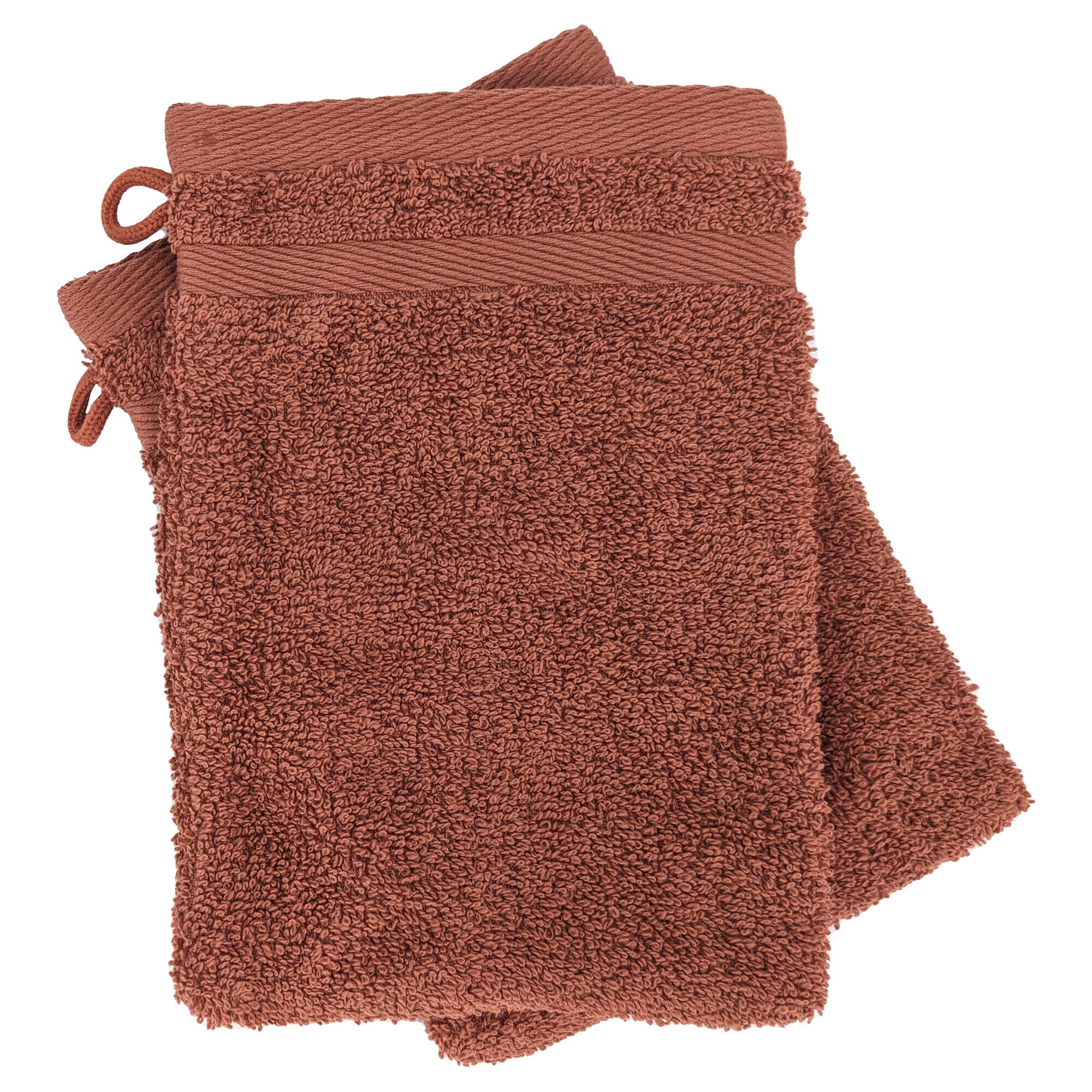 Lot De 2 Gants De Toilette 16x21 Cm Efficience Pure Country