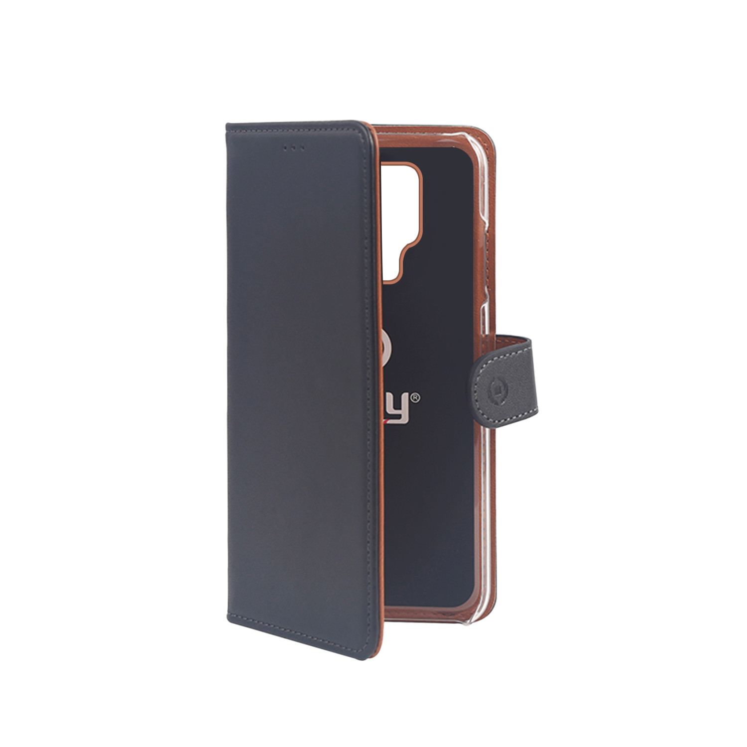 Celly Wally Custodia Per Cellulare 16,6 Cm (6.53") Custodia A Libro Nero