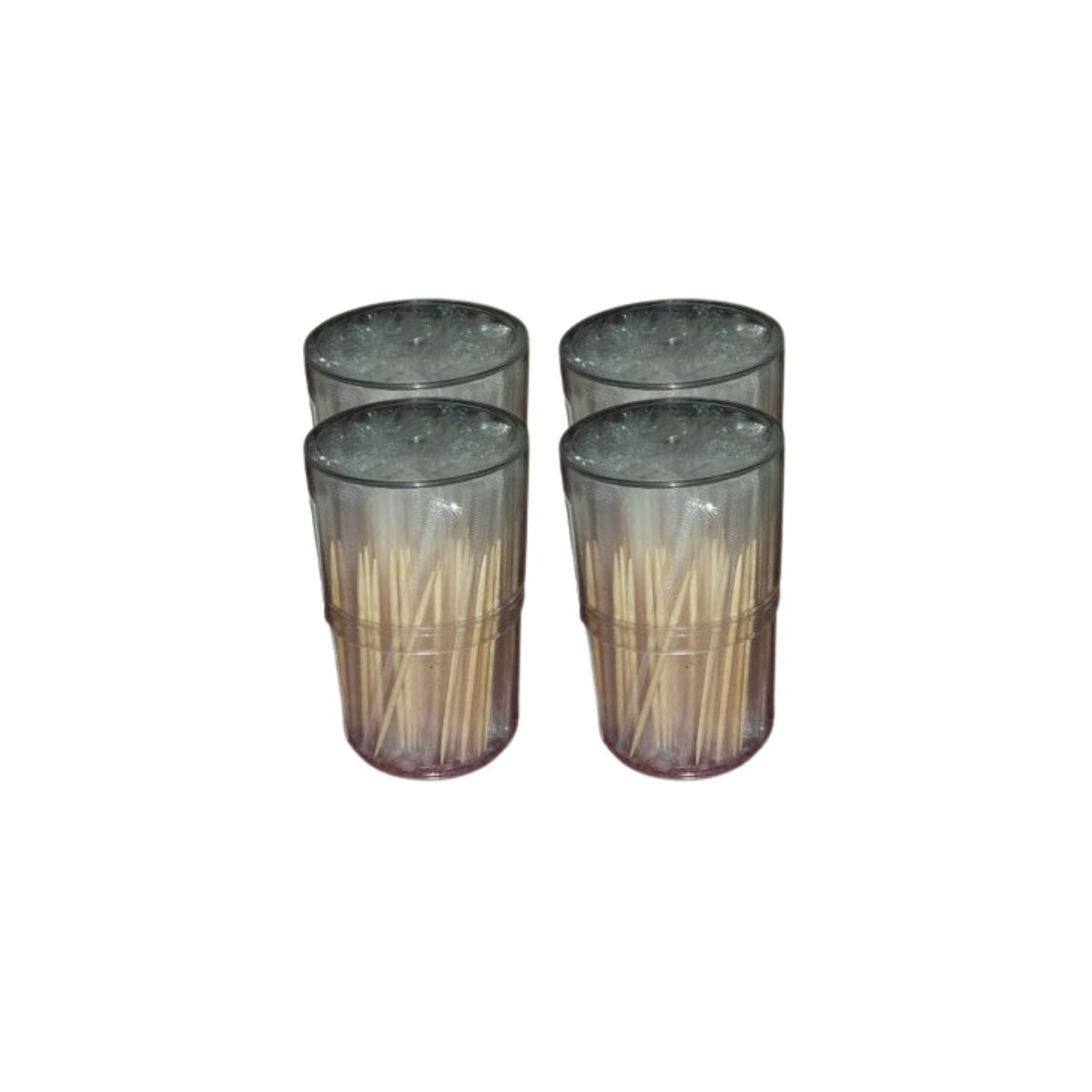 Lot De 4 Boîtes De 200 Cure-dents Emballés Wood Edition