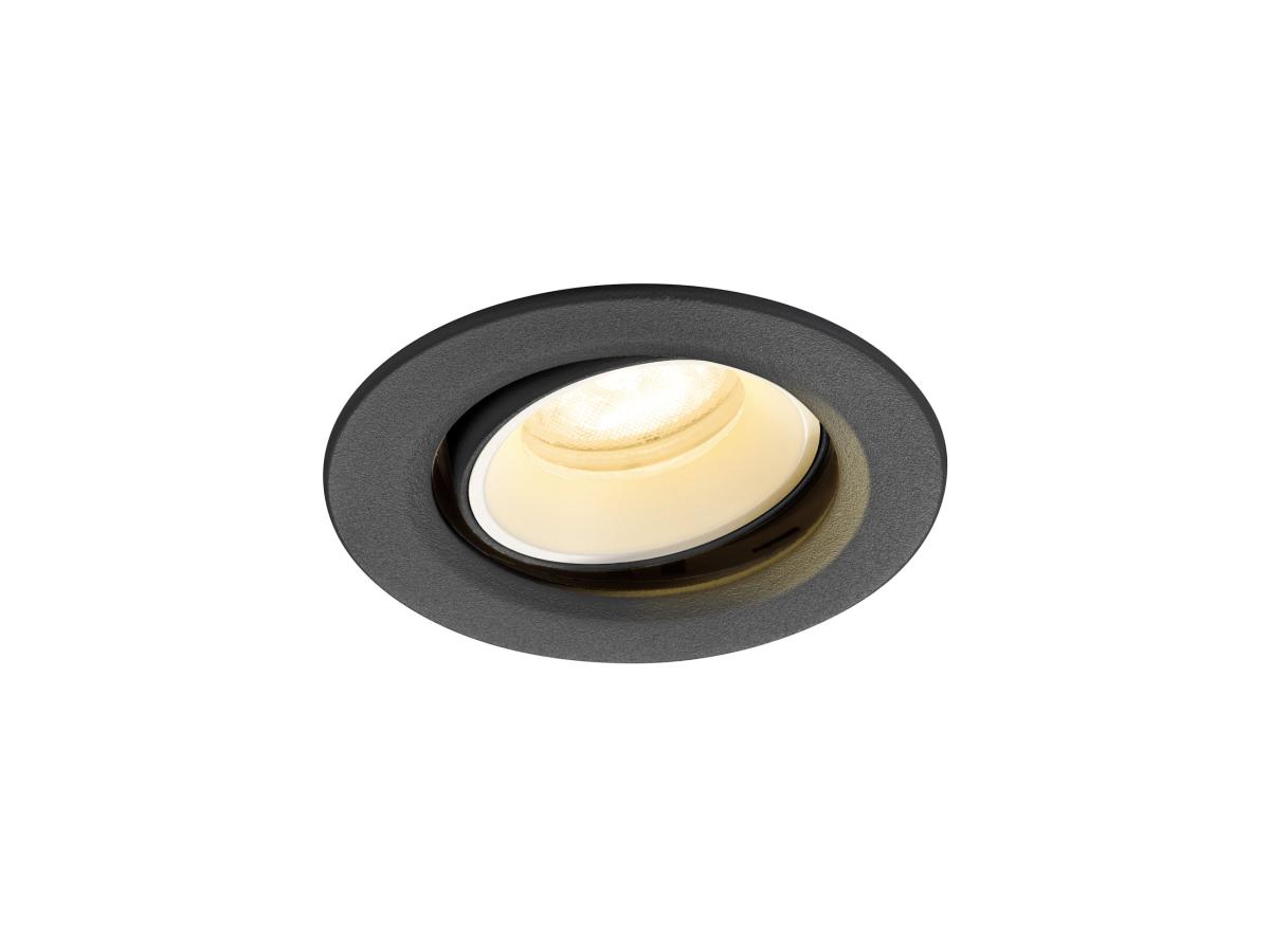 Spot Encastré Numinos® Move Xs Intérieur 3000 K 55c Ip20 Rond Noir /blanc - Slv - 1009350