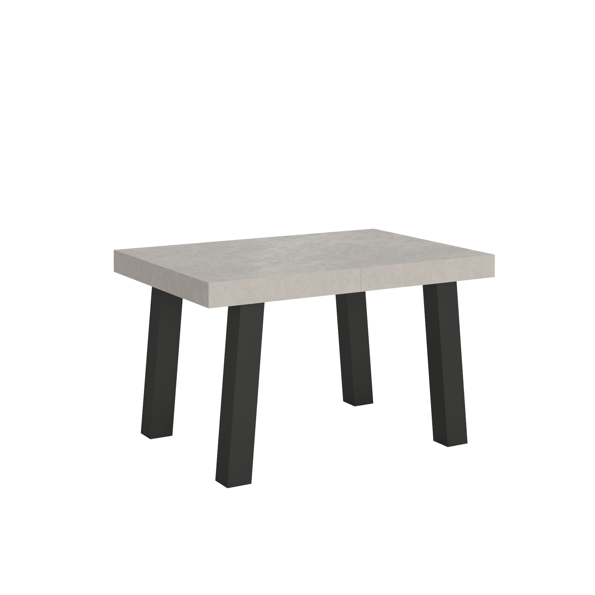 Table Extensible 140/244x90 Cm Bridge Cachemire Pieds Anthracite