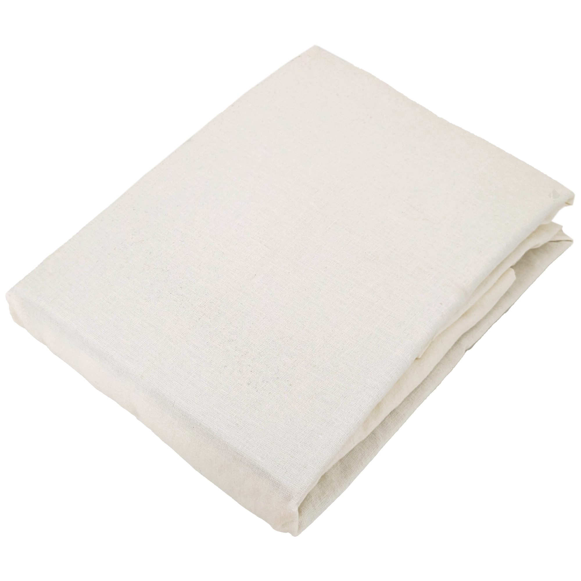 Drap Housse 140x190 Cm Mousseline De Coton Opera Beige Ivoire