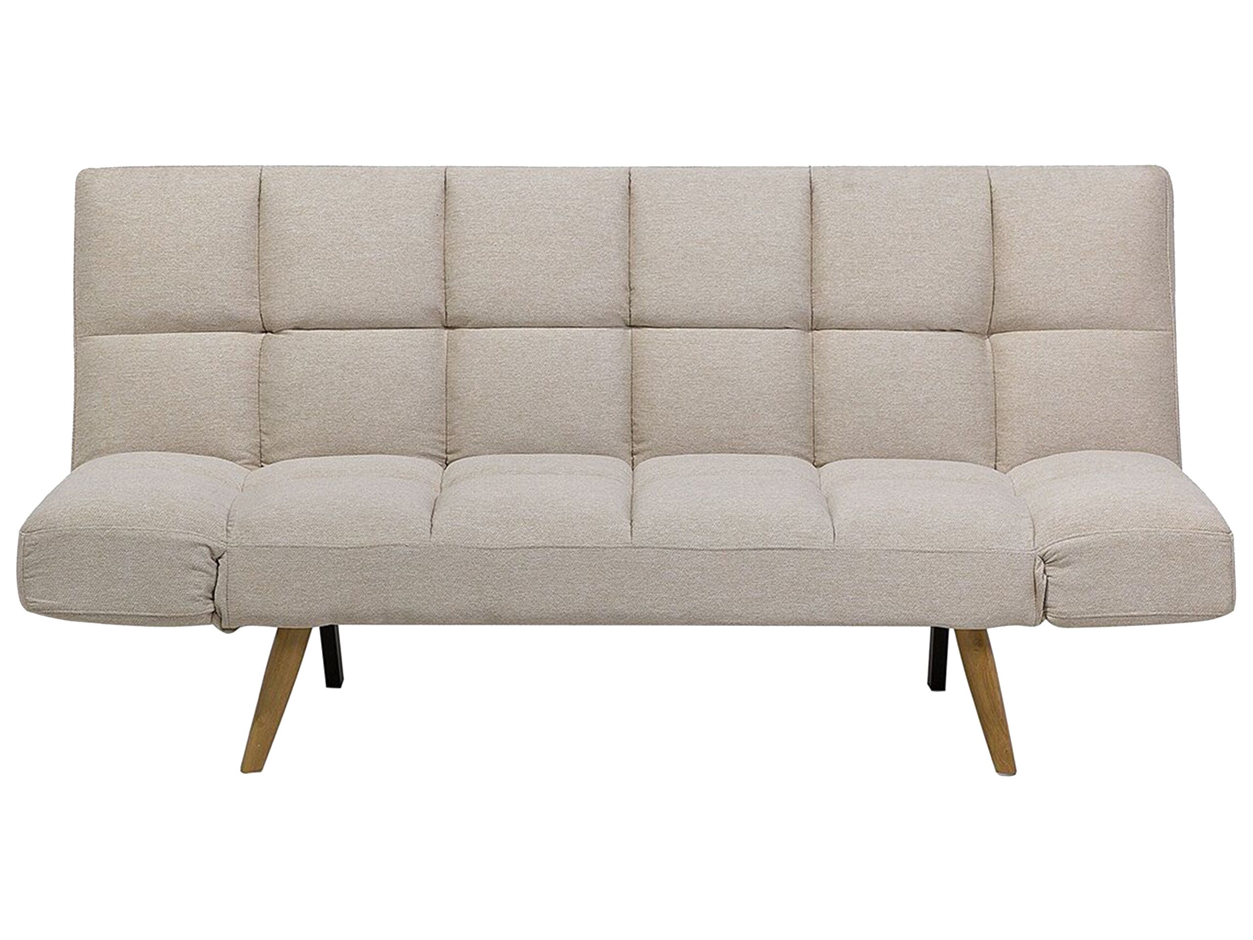 Canapé-lit 2 Places Ingaro Tissu Beige