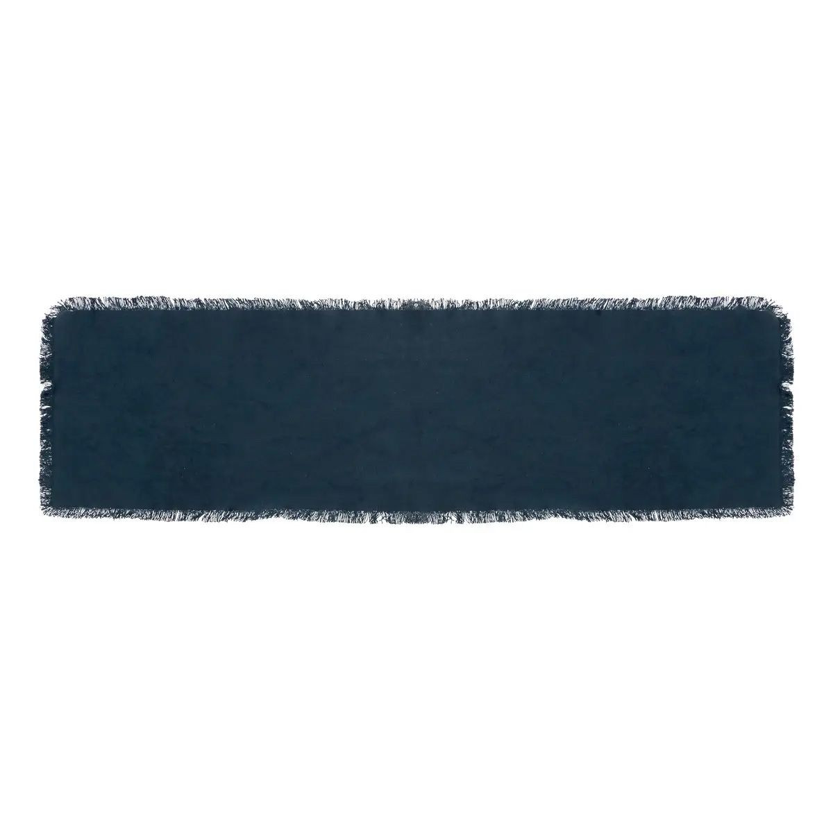 Chemin De Table "maha" 38x140cm Bleu Canard
