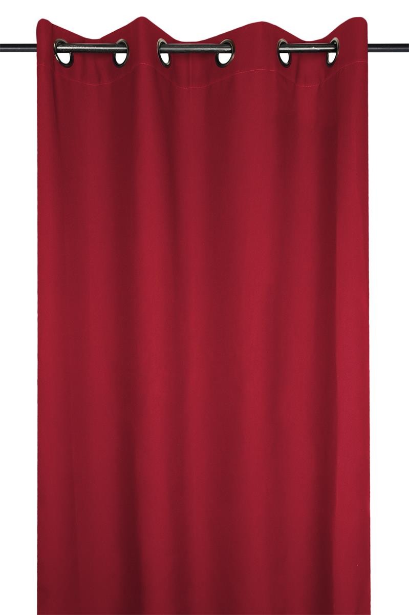 Rideau Nelson Doublé Rouge 135x240 Cm