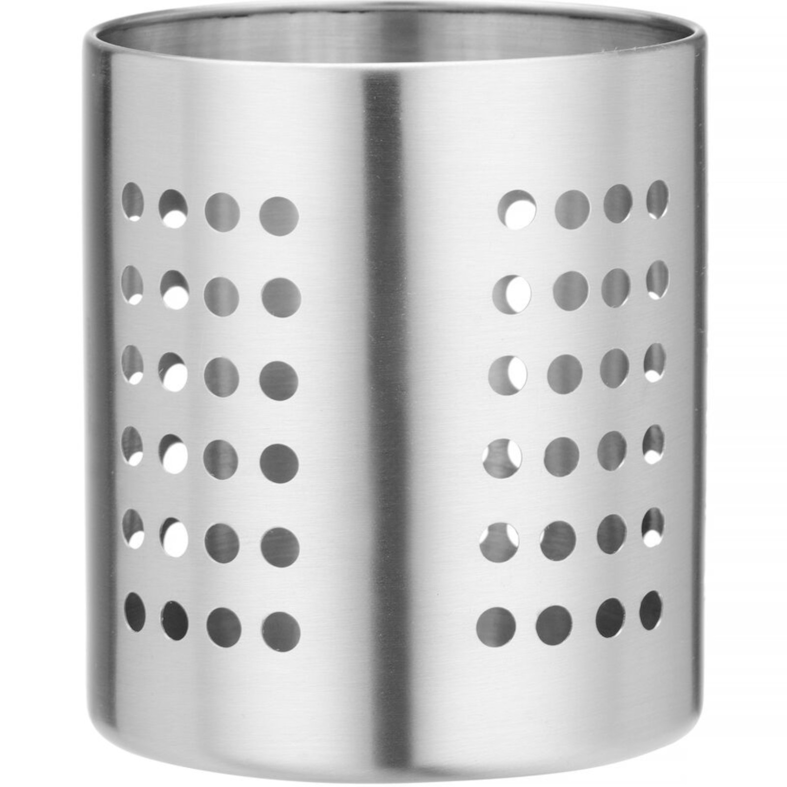 Bac À Couverts Perforé, Acier, Diamètre 110 X 130 Mm