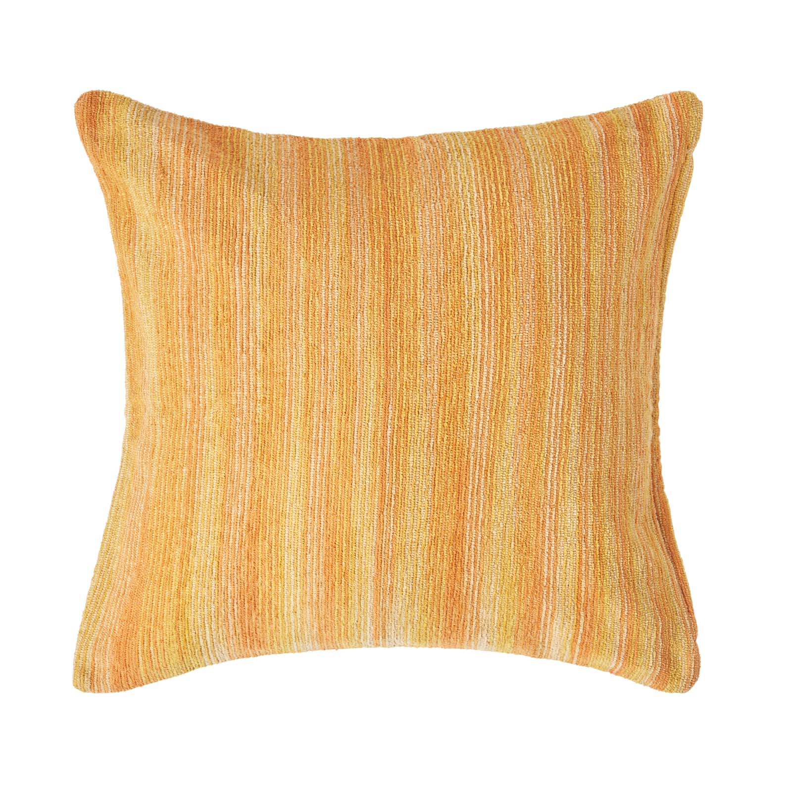 Housse De Coussin En Tissu Chenille Orange Foncé, 45x45cm - Homescapes