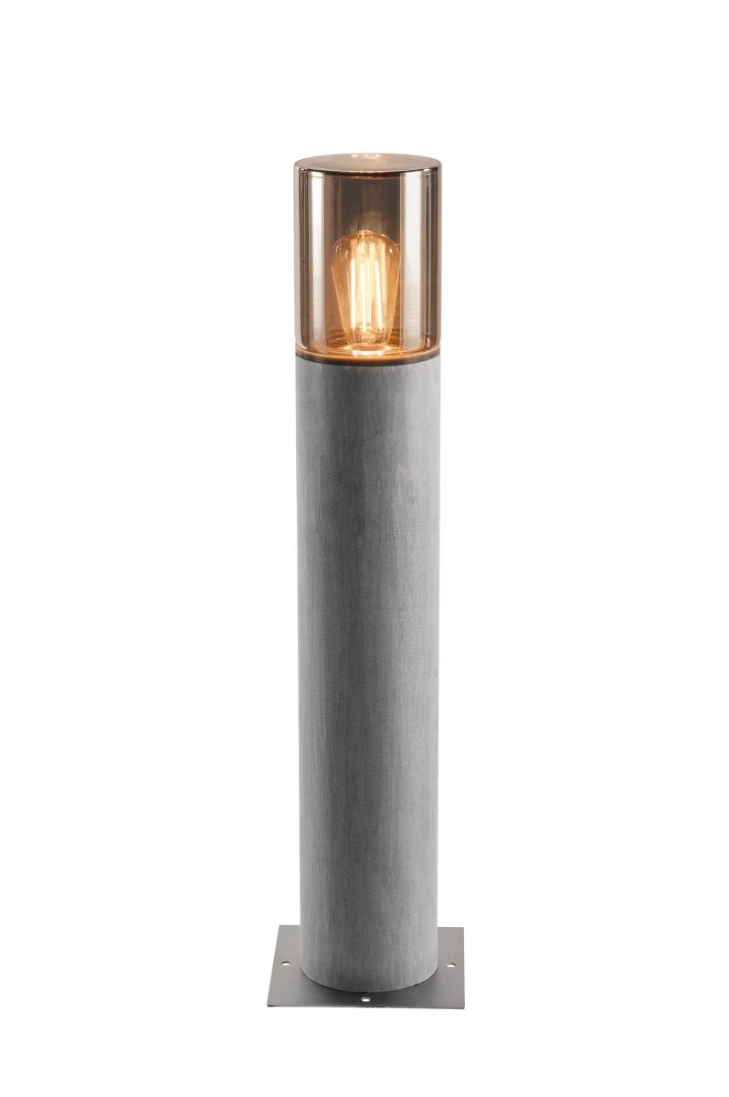 Lisenne 70, Borne, Gris Verre Fumé, E27 23w Max., Ip54