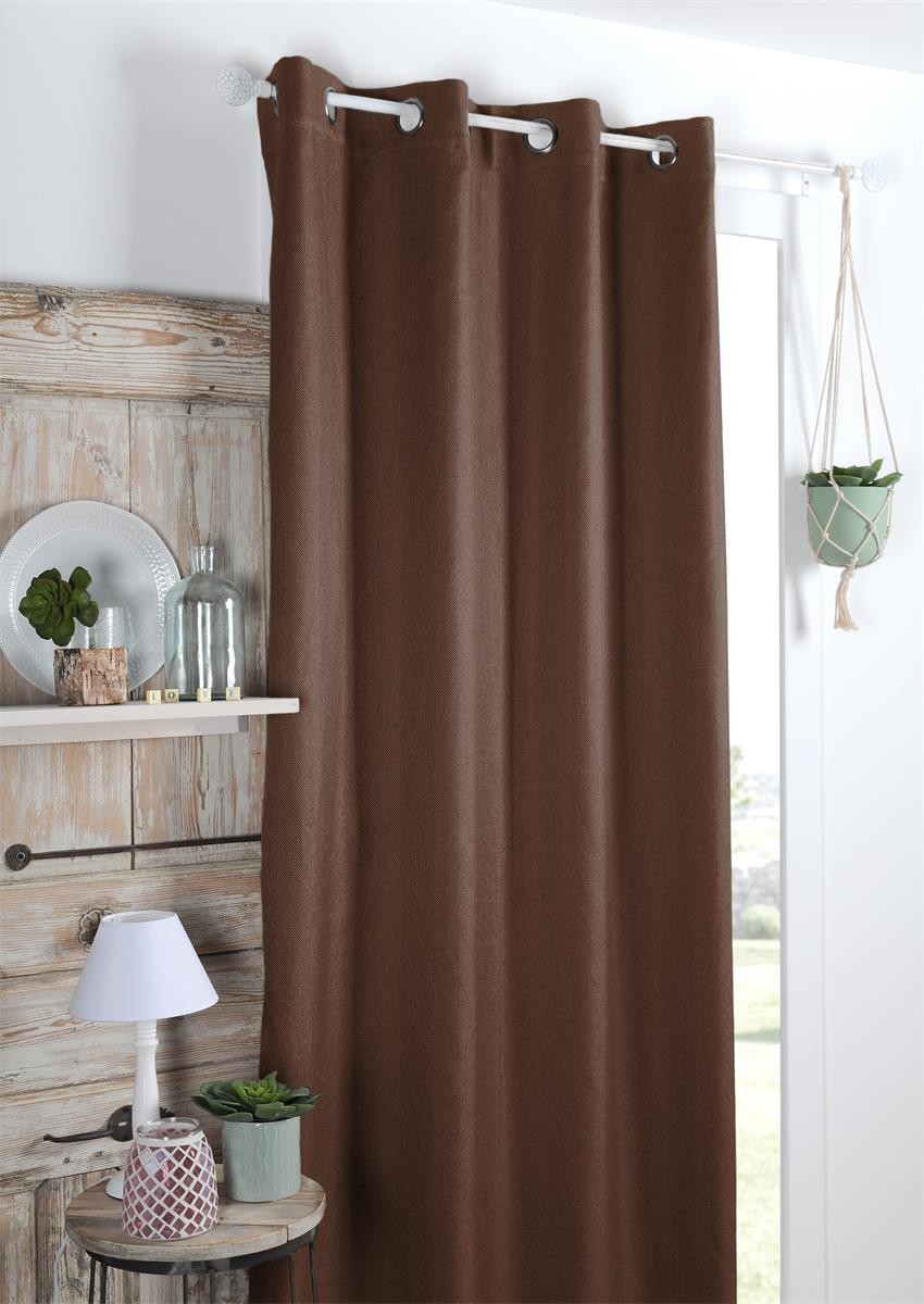 Rideau Copenhague Terre 140x260 Cm