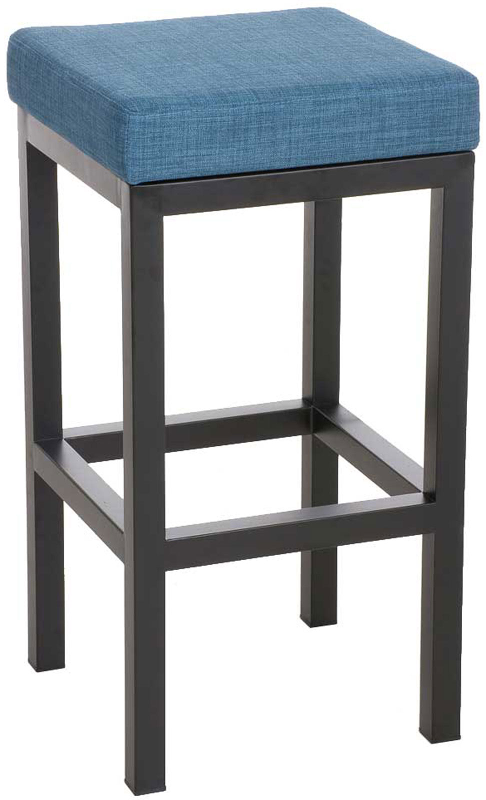 Tabouret De Bar Taylor B85 En Tissu Bleu
