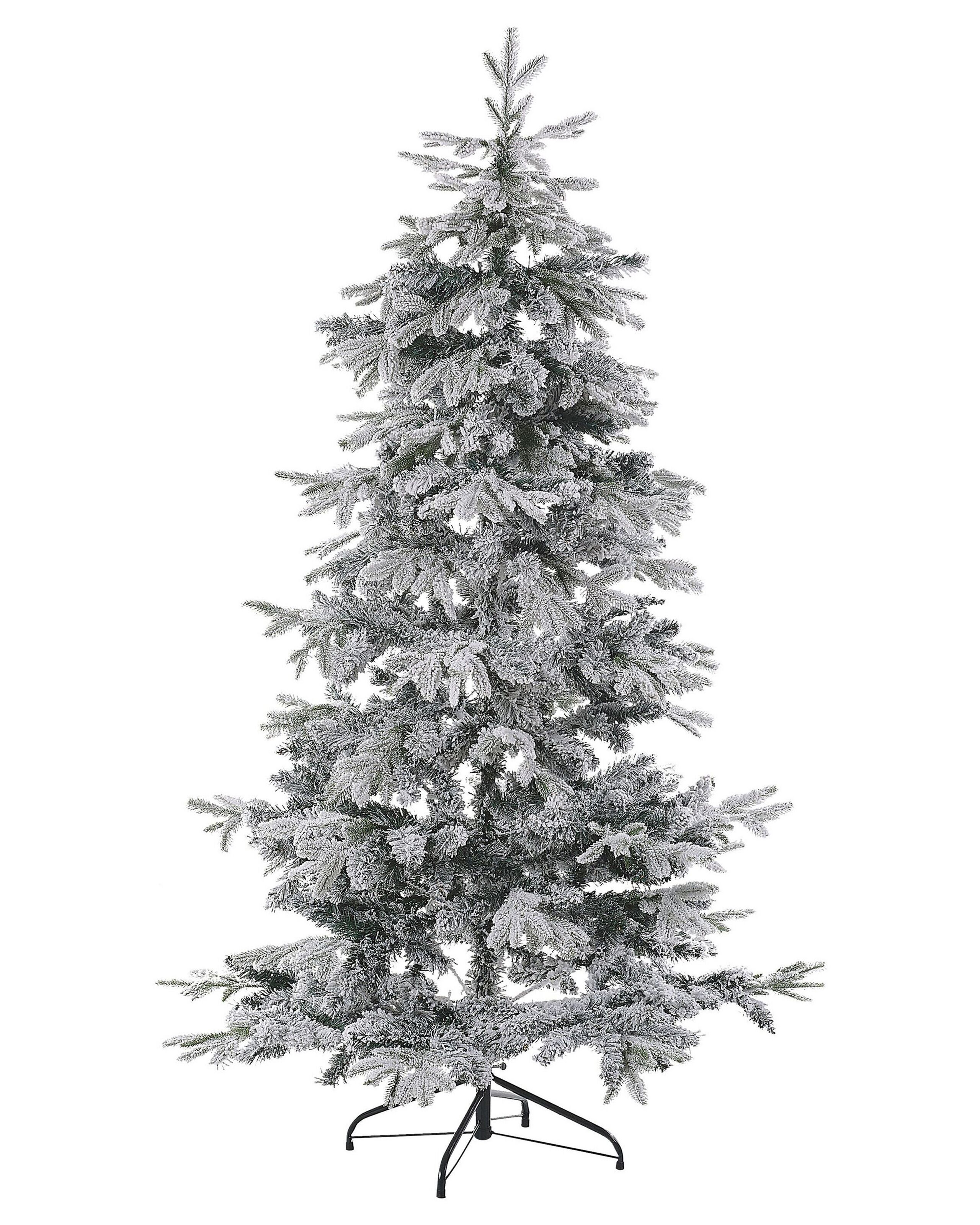 Sapin De Noël Artificiel Enneigé Tomichi 180 Cm Blanc