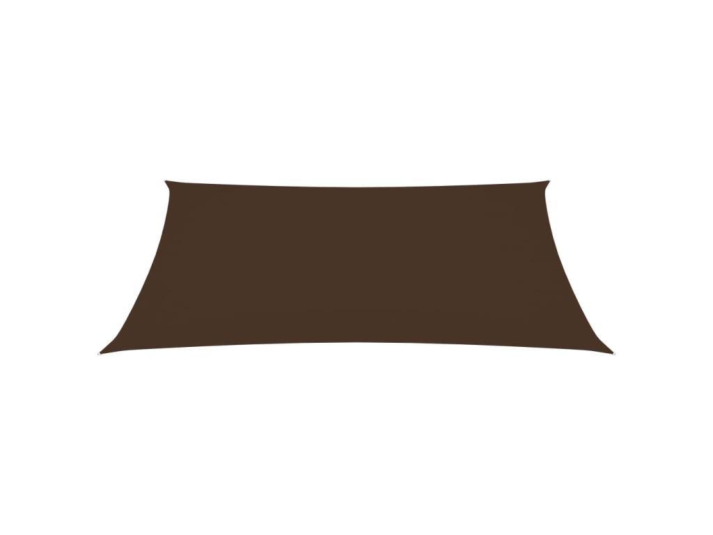 Voile Toile D'ombrage Parasol Tissu Oxford Rectangulaire 2 X 4,5 M Marron 02_0009622