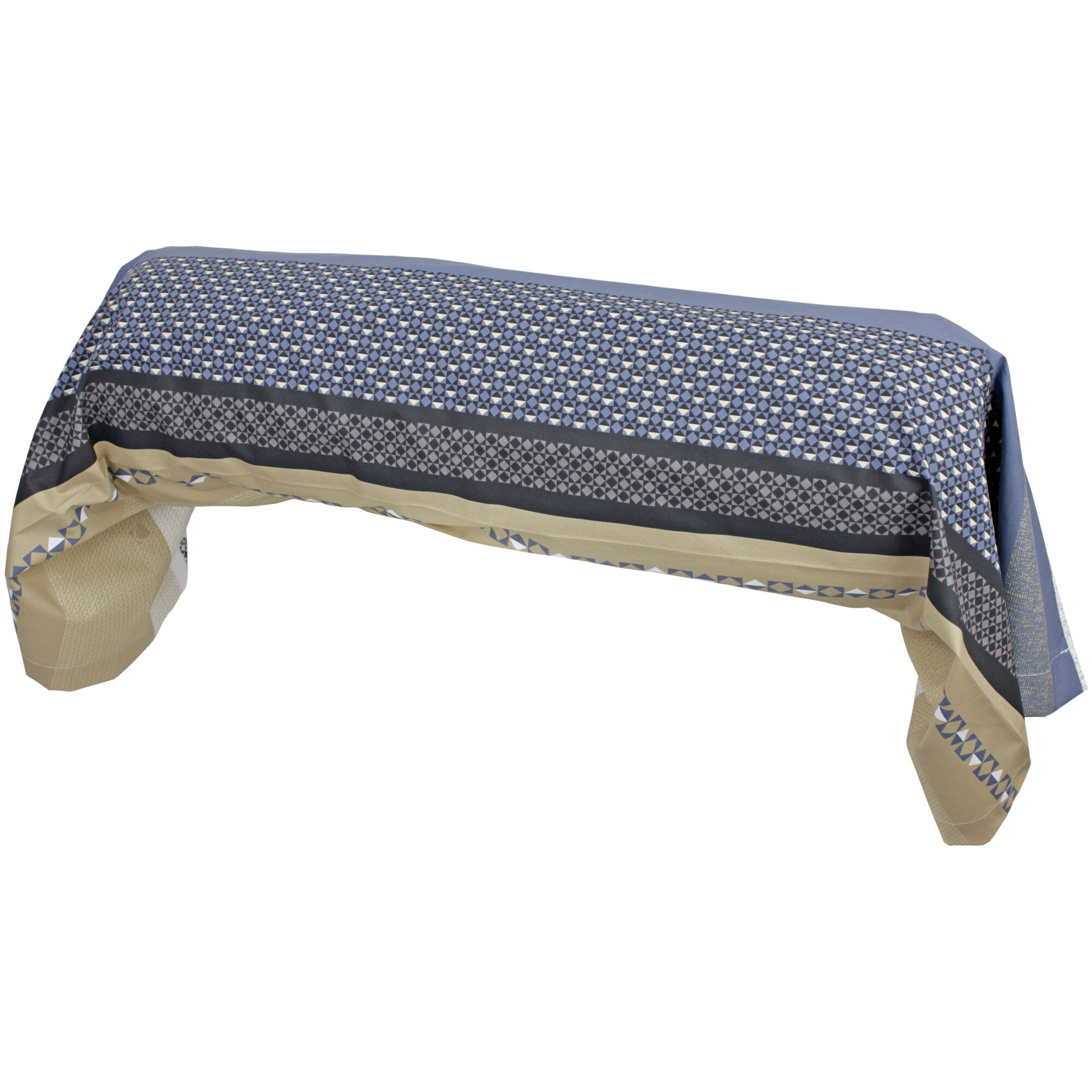 Taie De Traversin 200x43 Cm Percale Coton Marlow Acier