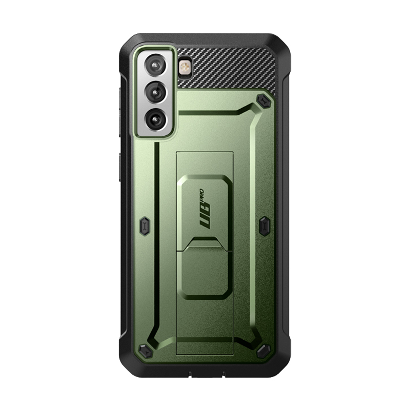 Coque Pour Samsung Galaxy S22 Antichoc Béquille Unicorn Beetle Pro Vert Supcase