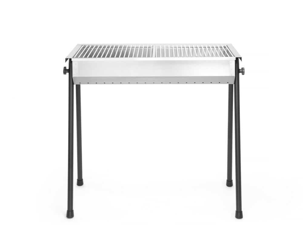 Barbecue À Charbon De Bois Patio 770x380x(h)760 Mm - Hendi