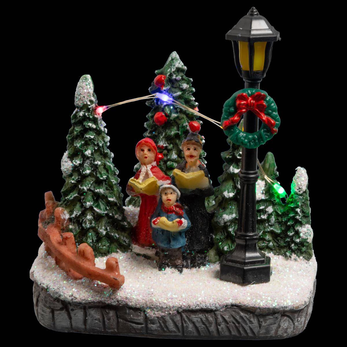 Sujet Lumineux Sapin Bonhomme De Neige 3 - 4 Led Assorti - Feeric Lights & Christmas