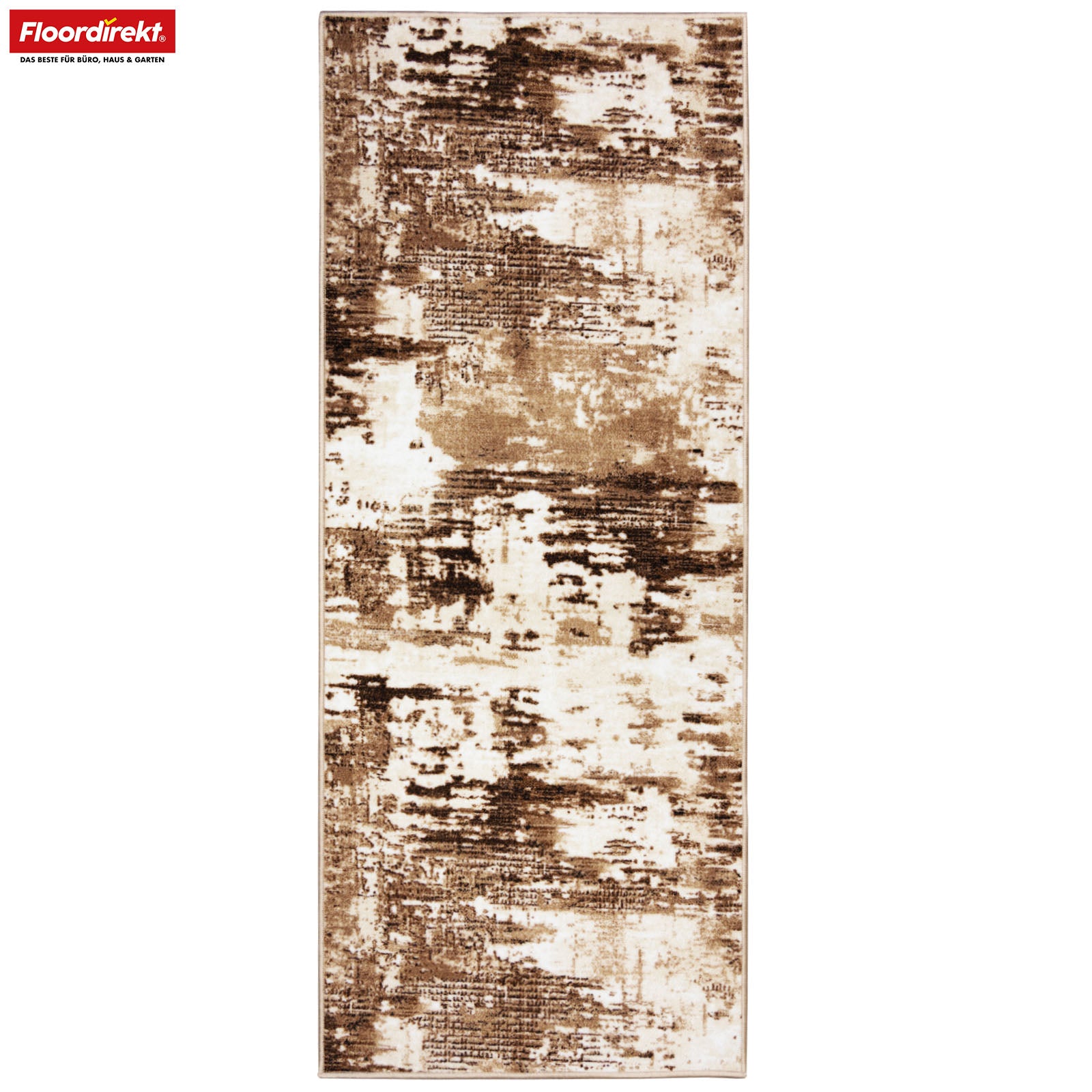 Tapis Couloir Ravena Pour Sublimer Vos Espaces, Marron, 80 X 50 Cm