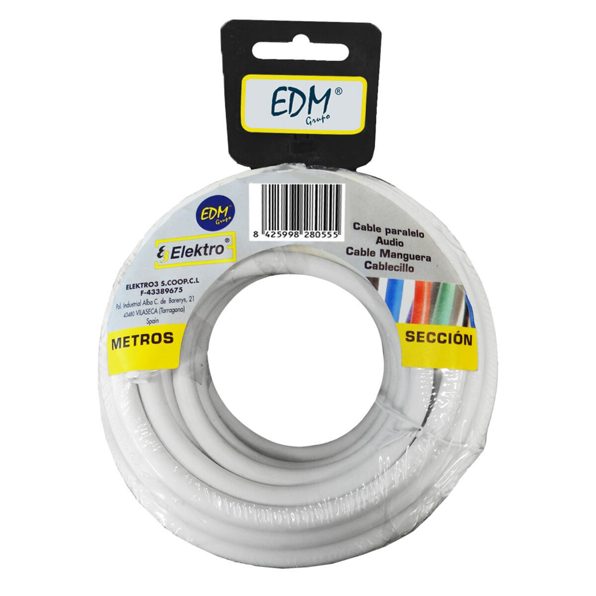 Câble D'interface Parallèle Edm 28153 3 X 2,5 Mm 15 M
