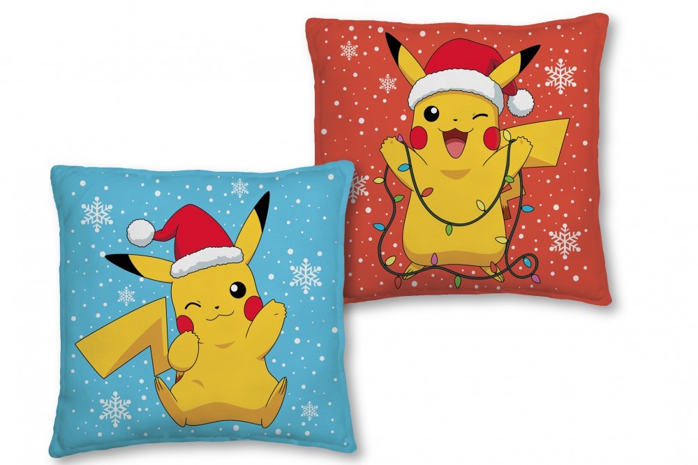 Coussin Décoratif De Noël Pokémon Snow 40x40 Cm