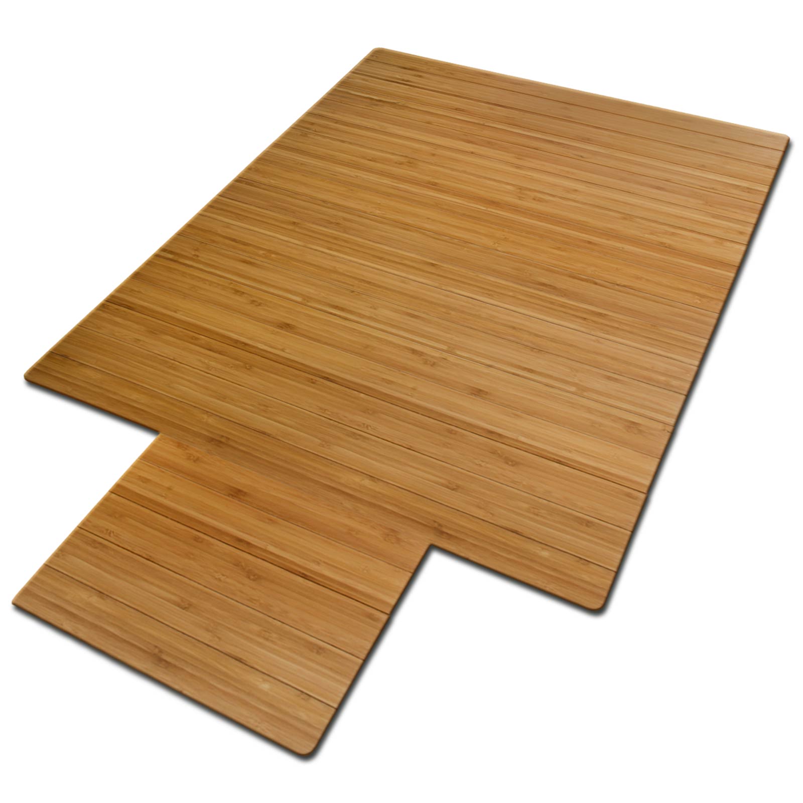 Tapis Protège-sol Bambou Lumineux 90 X 120 Cm Avec Bordure