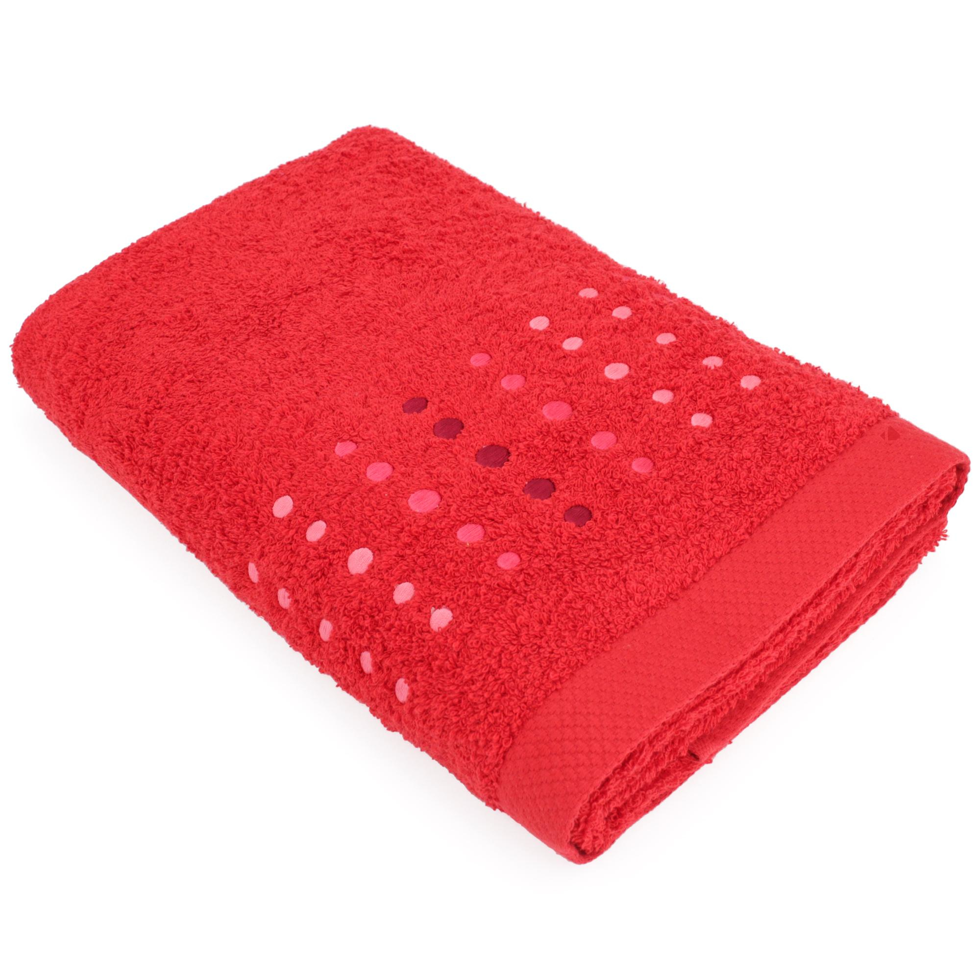 Linnea Pure Points Rouge Coton 70 X 140 Cm 1 Pièce(s)