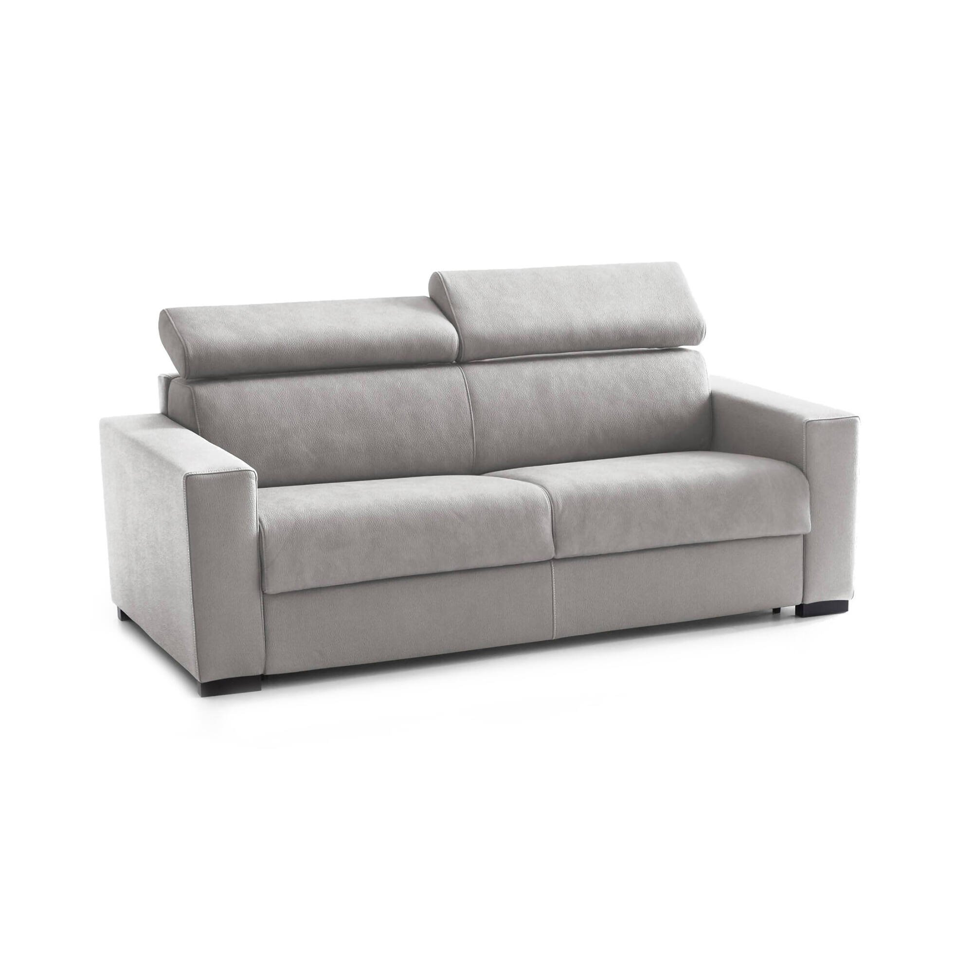 Canapé Lit,en Tissu,gris,200x95h85 Cm