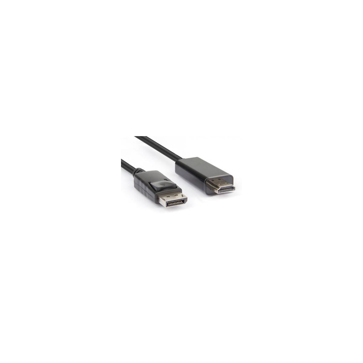 Hamlet Xvcdp-hdm18 Câble Vidéo Et Adaptateur 1,8 M Displayport Hdmi Type A (standard) Noir