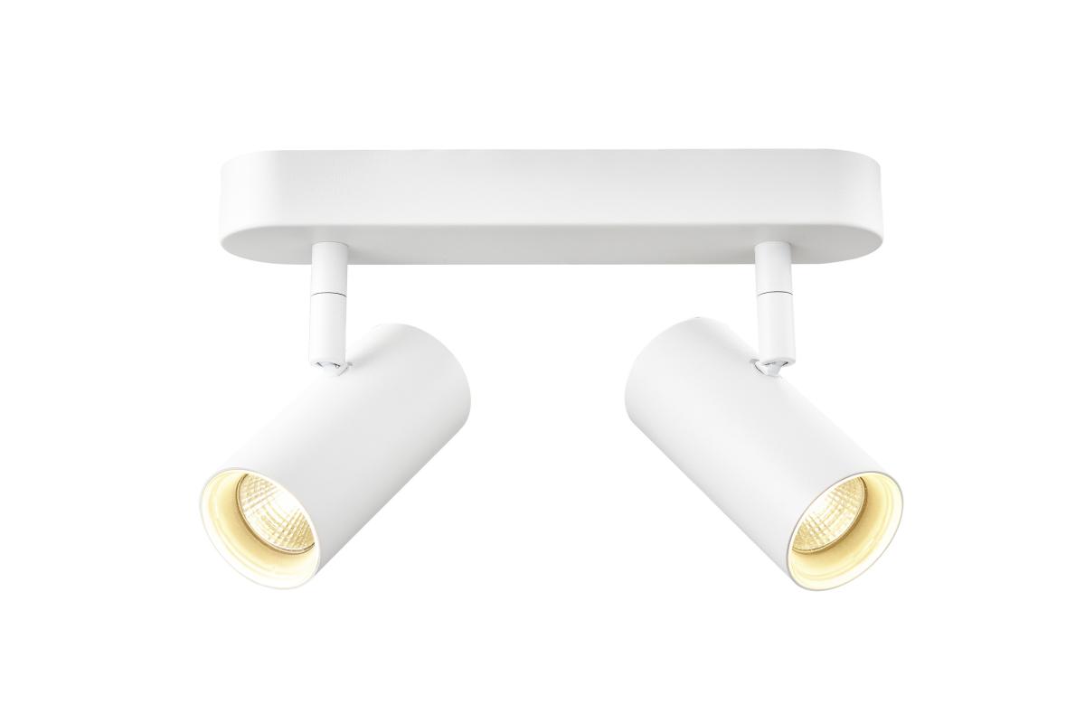 SLV Spot pour plafond LED Noblo, blanc, 2 700 K, longueur 24 cm
