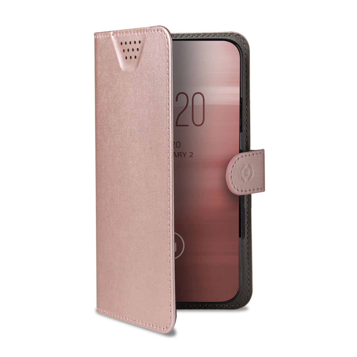 Celly Wally One Xxl Custodia Per Cellulare 14 Cm (5.5") Custodia Flip A Libro Rosa