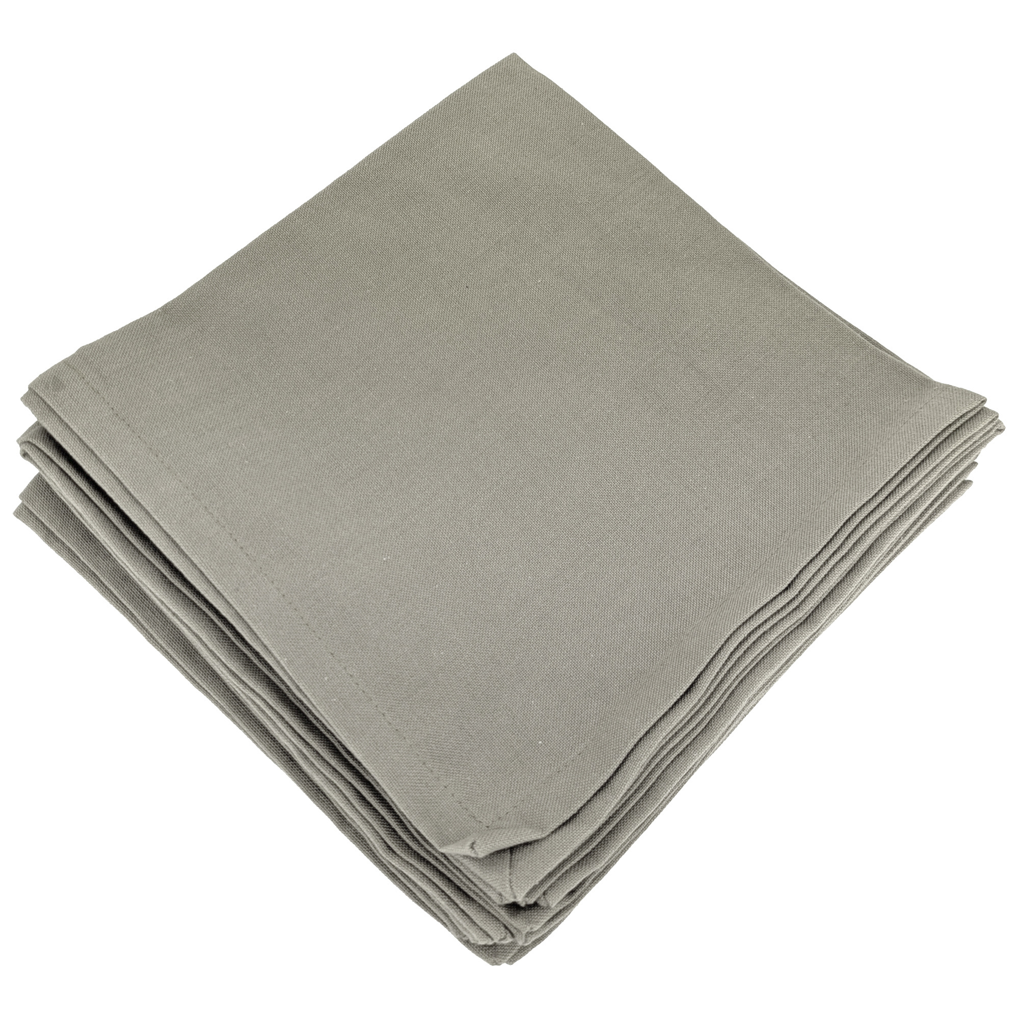 Lot De 6 Serviettes De Table 45x45 Cm Collection Yuco Coton Lin