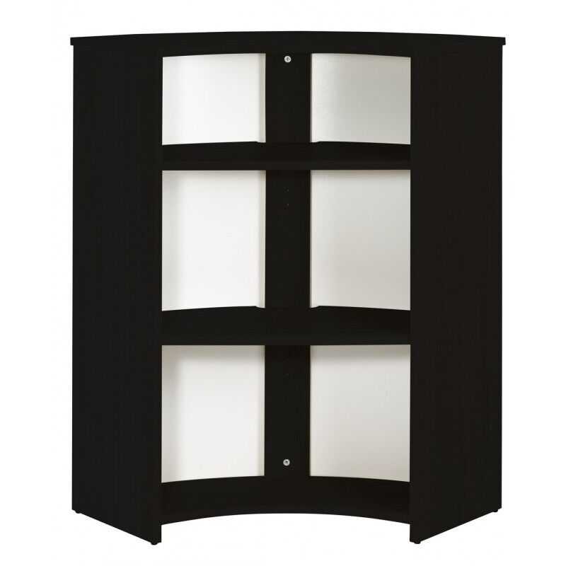 Meuble Comptoir Bar Beaux Meubles Pas Chers Manhattan 508 3 Niches 96,7 X 104,8 X 44,9 Cm Noir