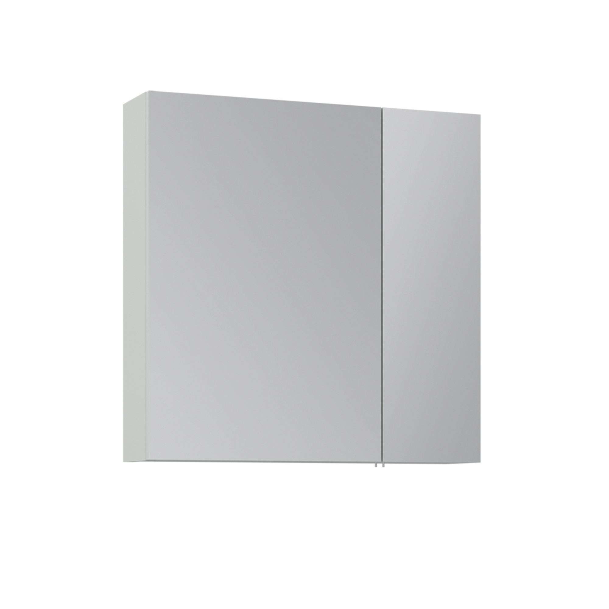Meuble Salle De Bain Avec Miroir "nuvola 60 V2" - 66 X 16 X 60 Cm - Cashmere