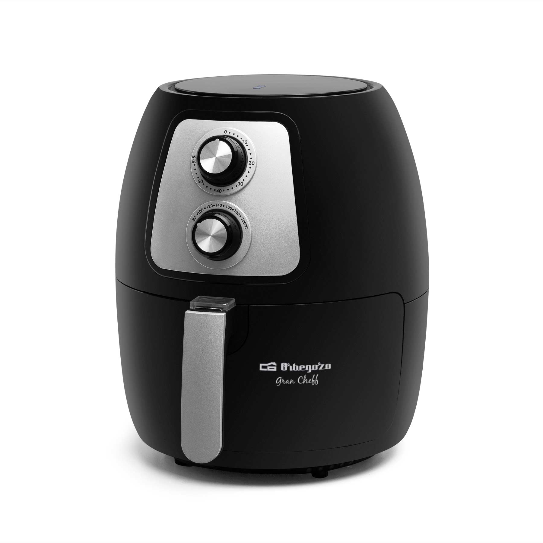 Orbegozo Fdr 60 Friteuse Unique 4 L 1500 W Friteuse D'air Chaud Noir