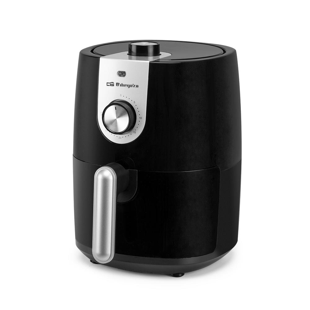 Orbegozo Fdr 27 Friteuse Unique 2,5 L Autonome 1200 W Friteuse D'air Chaud Noir, Gris