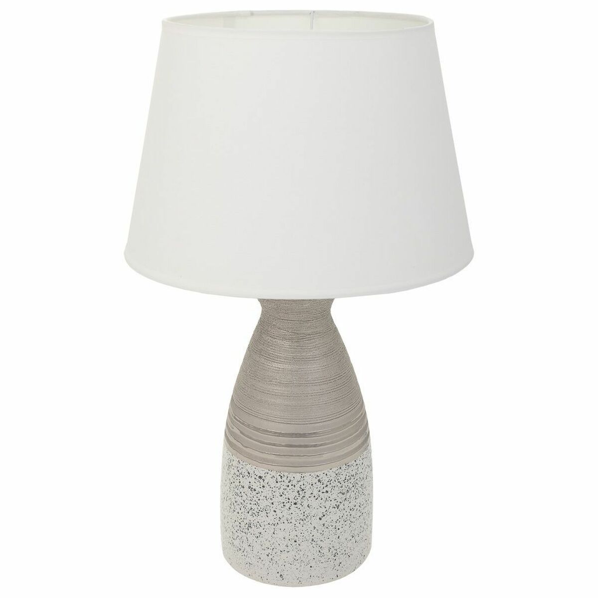 Lampe De Bureau Alexandra House Living Argent Céramique 14 X 36 X 14 Cm