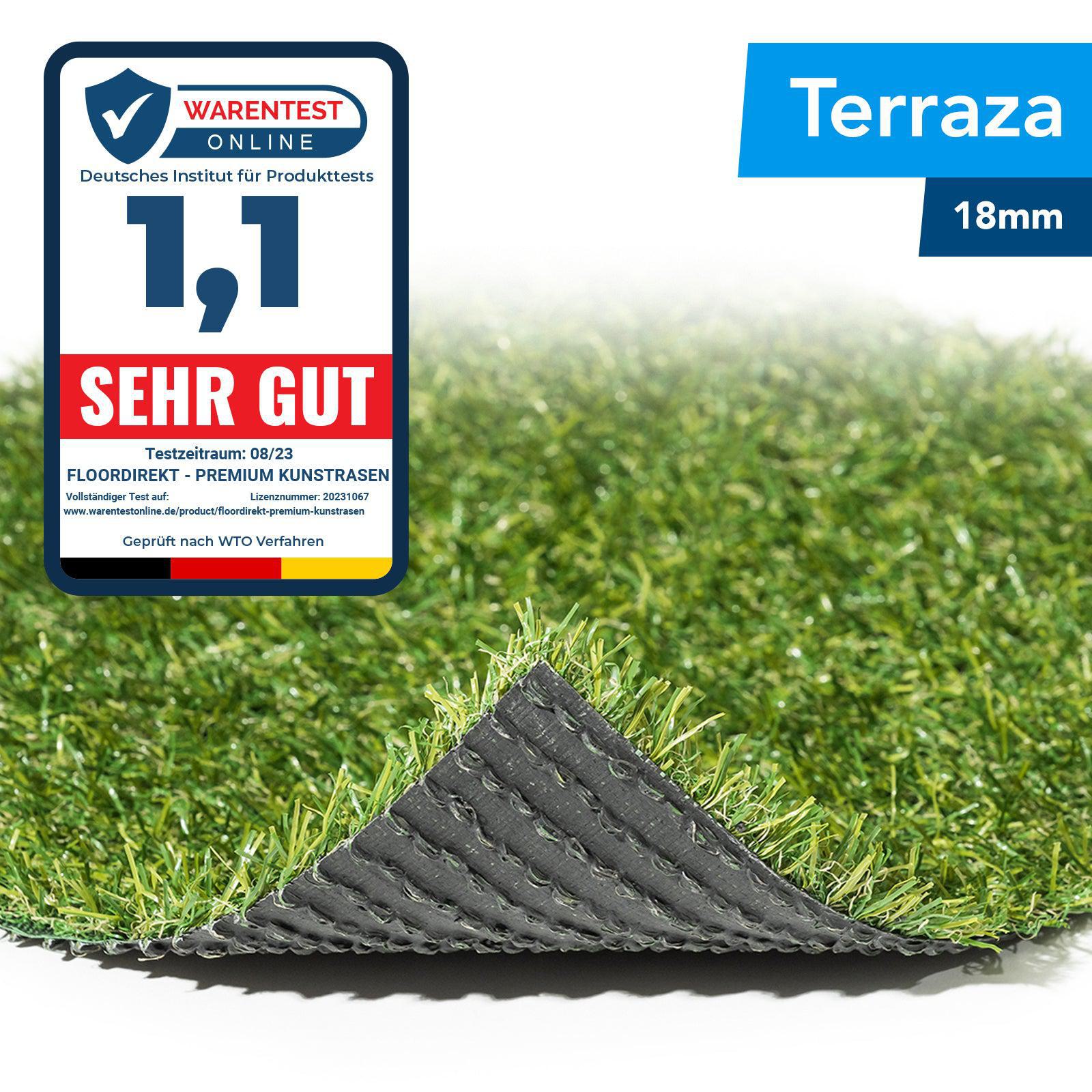 Pelouse Artificielle Terraza Hauteur: 18 Mm 100 X 900 Cm - Floordirekt