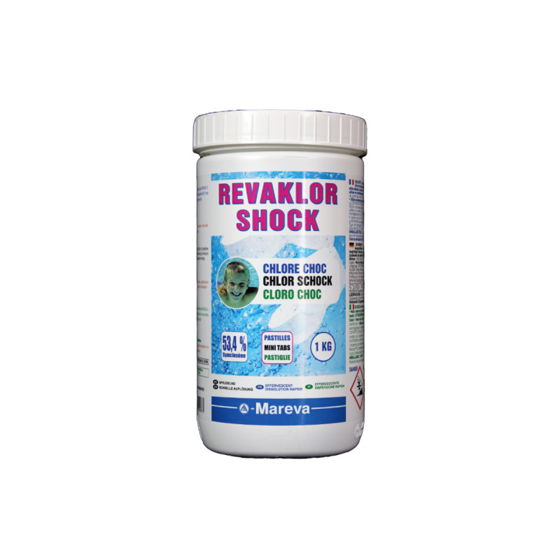 Pastilles De Chlore Mareva Revaklor Shock - 20g - 1kg - 100228u
