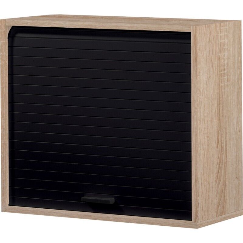 Meuble Cuisine Beaux Meubles Pas Chers 60 X 53,6 X 25 Cm Chêne Noir Mélaminé