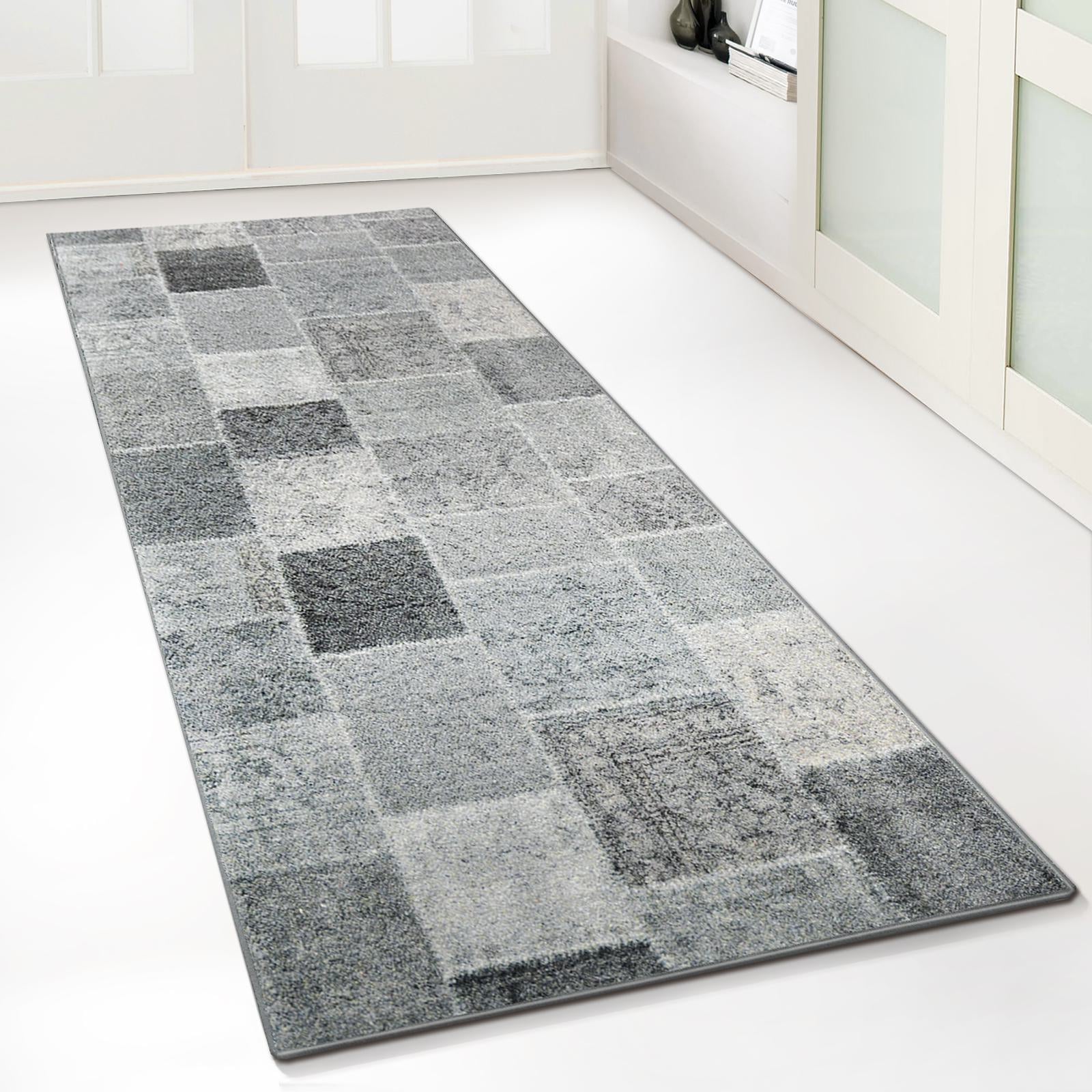Tapis De Couloir Monsano Antidérapant Gris Anthracite 80 X 500 Cm