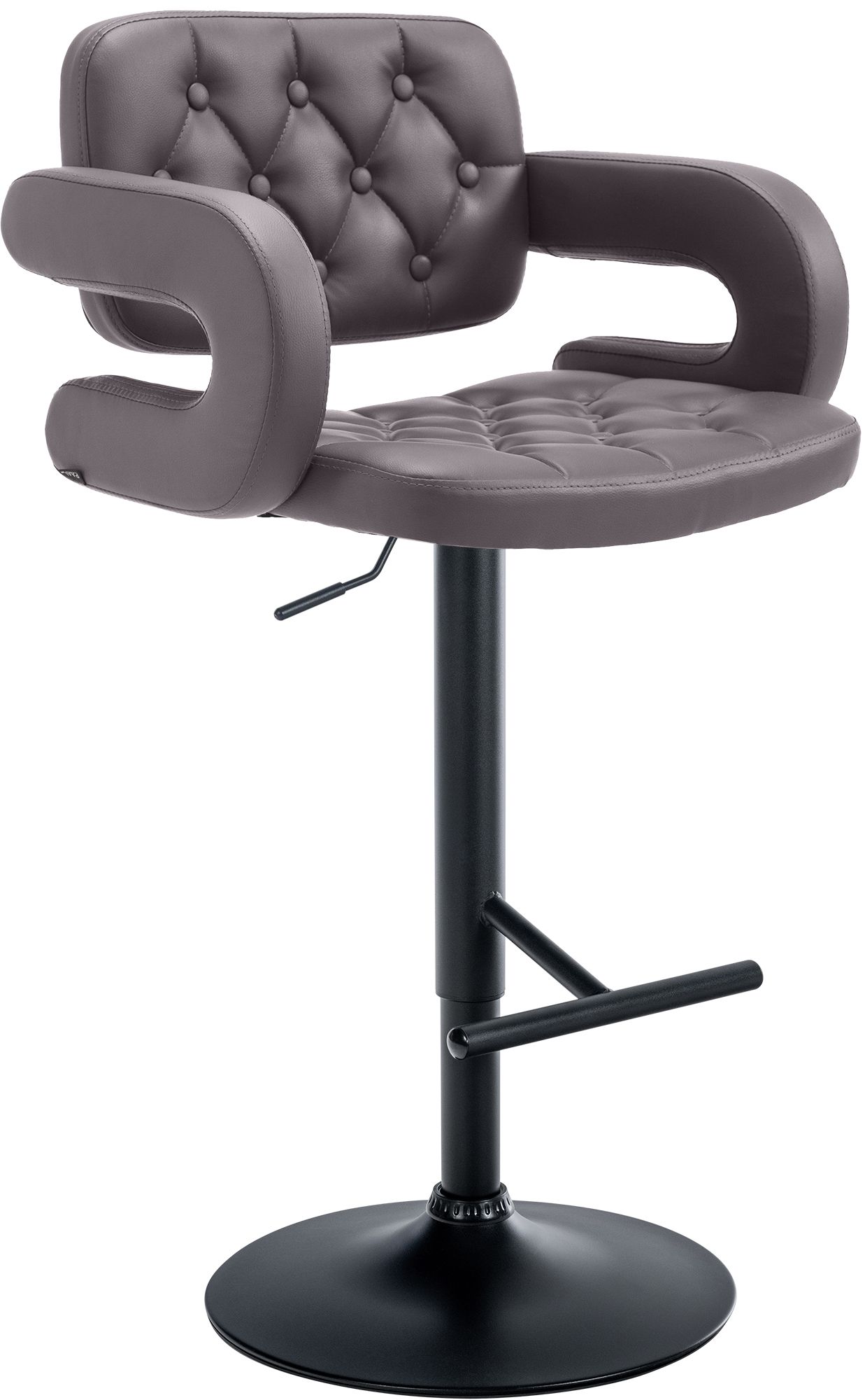 Tabouret De Bar Dublin Noir Brun